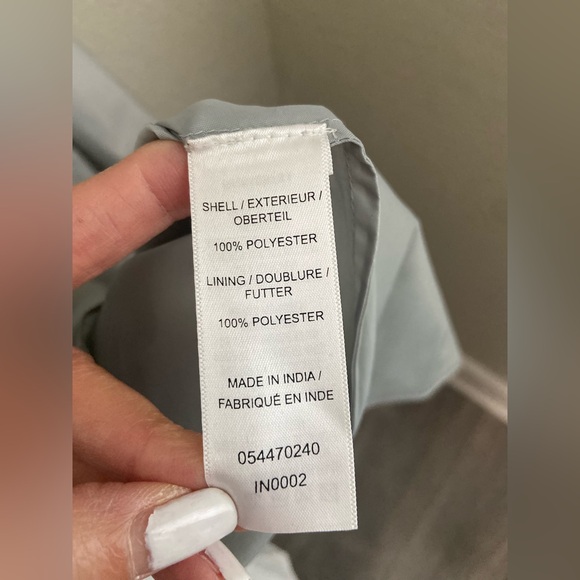 Gorgeous Aidan Mattox Prom Wedding Evening Gown Blue Gray Sequins Beads Size 4 - Picture 10 of 16